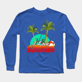 i love summer 3 Long Sleeve T-Shirt